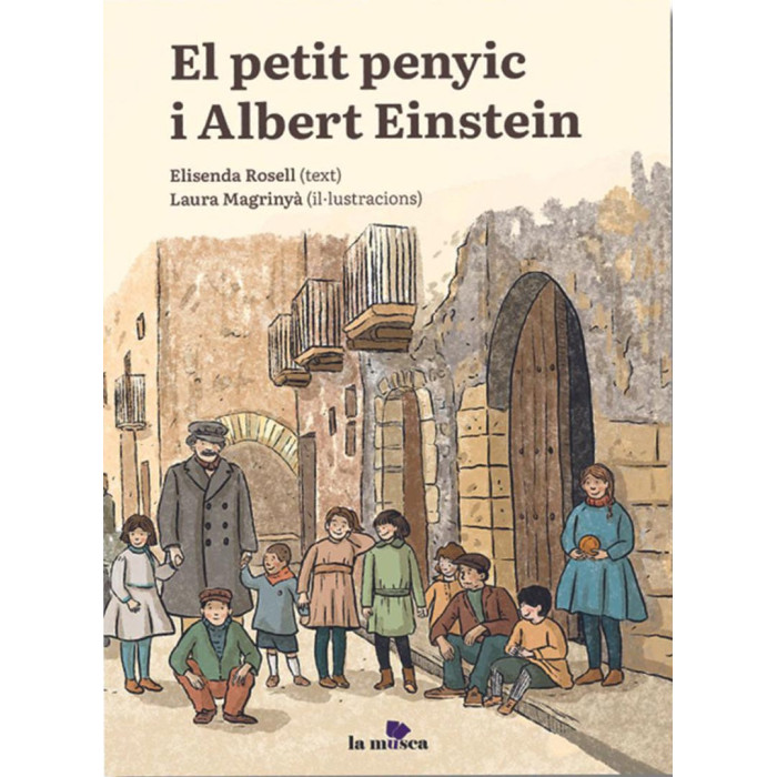 El petit penyic i Albert Einstein a l'Espluga de Francolí