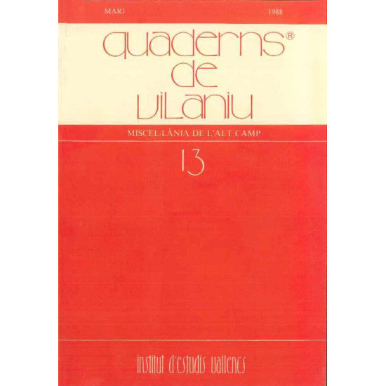 Quaderns de Vilaniu, núm 13 (1988)