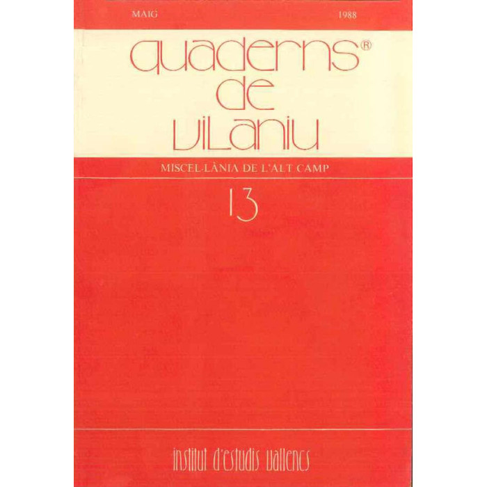 Quaderns de Vilaniu, núm 13 (1988)
