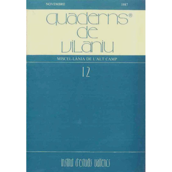 Quaderns de Vilaniu, núm 12 (1987)
