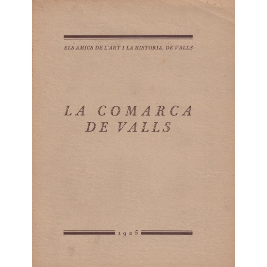 La comarca de Valls (1925)