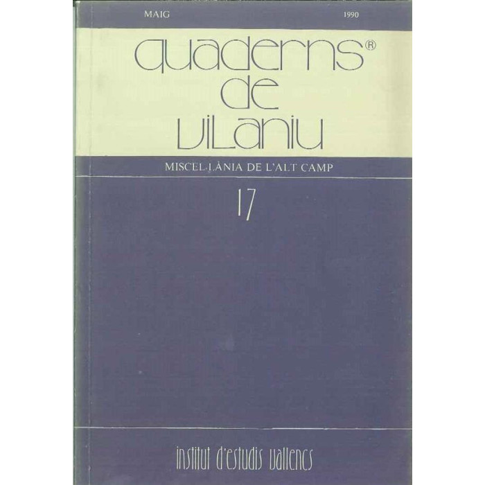Quaderns de Vilaniu, núm 17 (1990)
