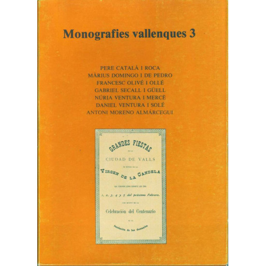 Monografies vallenques 3 (1985)